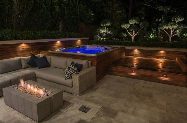 Houten jacuzzi ombouw laten plaatsen