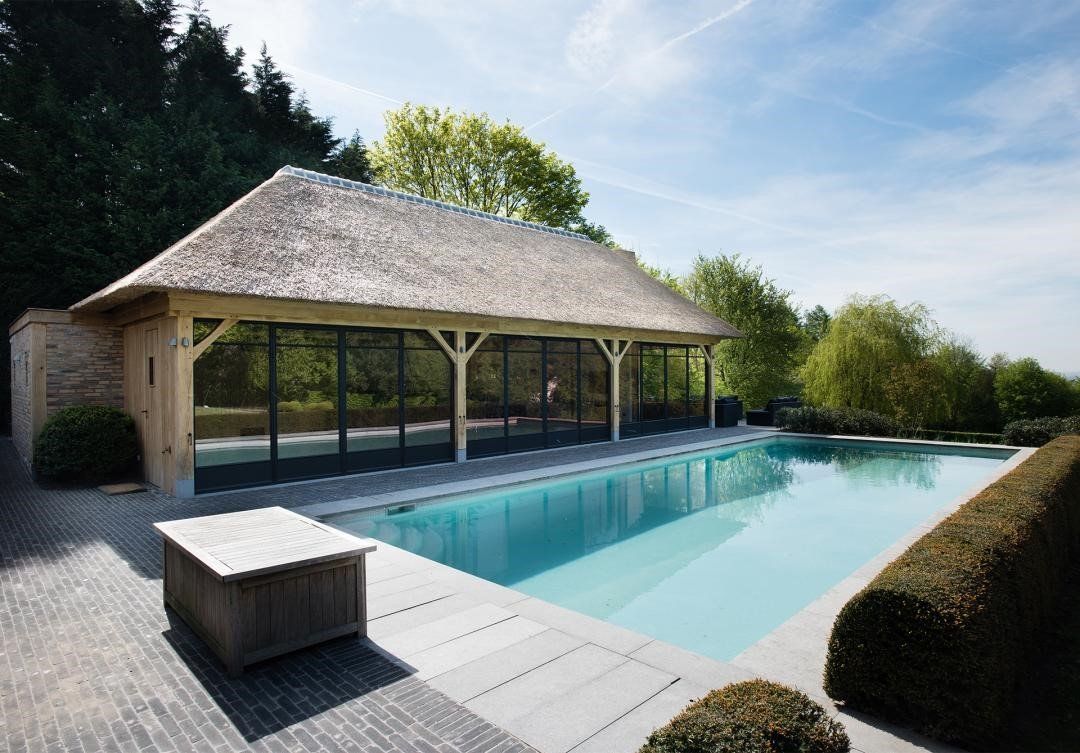 houten poolhouses
