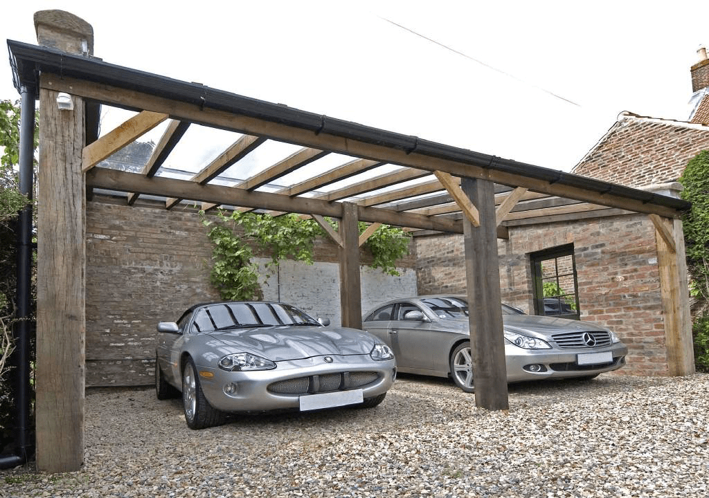 houten carport