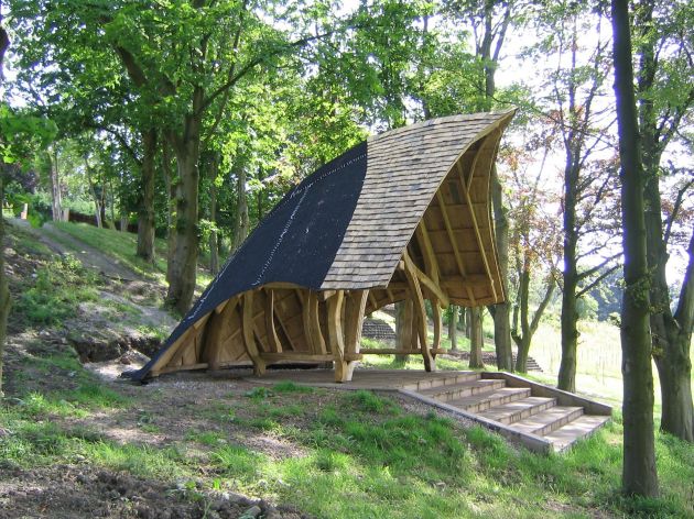 landelijk tuinhuis